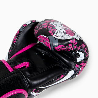 Gants de Muay Thai Twins Special FBGVL 3 Skull Rose 