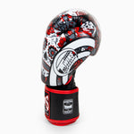 Gants de Muay Thai Twins Special FBGVL 3 Skull Rouge 