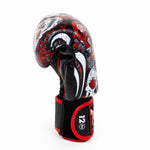 Gants de Muay Thai Twins Special FBGVL 3 Skull Rouge 