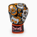 Thaibokshandschoenen Twins Special FBGVL 4 Skull Oranje 
