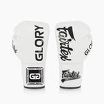 Gants de boxe Fairtex Glory BGLG1 Blanc avec lacets