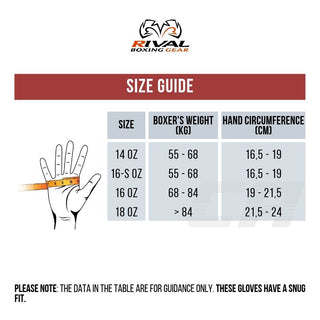 Gants de boxe Rival Sparring Professional RS100 avec lacets