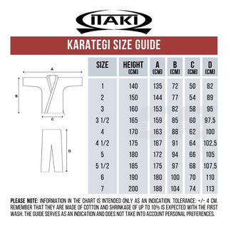 Karatepak Itaki Ultimate Traditioneel Art. 55 Wit