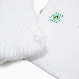 Judogi blanc Adidas J730 Champion III IJF sans bandes 