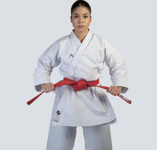 Karategi Arawaza Kata Deluxe Evo WKF broderie blanche-Combat Arena