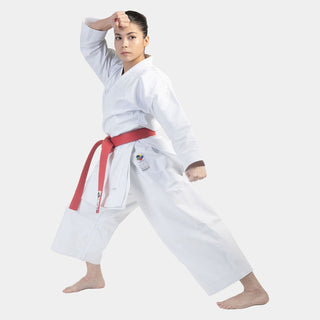 Karategi Arawaza Kata Deluxe Evo WKF broderie blanche-Combat Arena