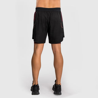 Pantaloncini allenamento Venum Assassin's Creed Shadows Rosso-nero-Combat Arena