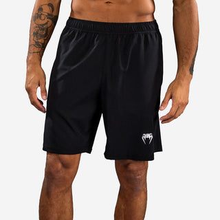 Korte broek training Venum Classic Zwart-zilver-Combat Arena