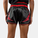 Pantaloncini bambino kick-thai Venum Attack Nero-rosso-Combat Arena