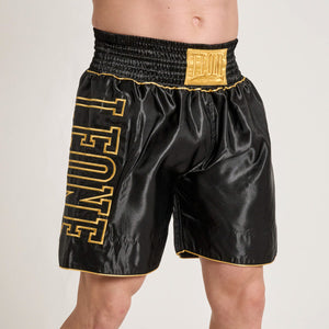Pantaloncini boxe Leone DNA Premium AB233 Nero-Combat Arena