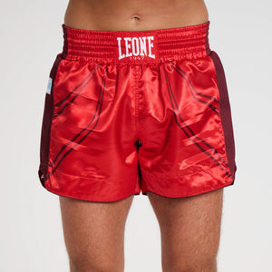 Pantaloncini kick WAKO Leone AB996 Rosso-Combat Arena