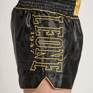 Pantaloncini kick-thai Leone DNA Premium AB969 Nero-Combat Arena