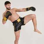 Pantaloncini kick-thai Leone DNA Premium AB969 Nero-Combat Arena