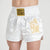 Pantaloncini kick-thai Leone IUTER AB02IU Bianco-Combat Arena