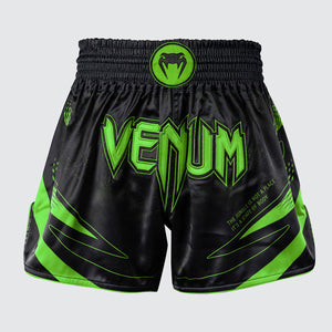 Shorts kick-thaï Venum Amazonia Reborn Noir-vert-Combat Arena