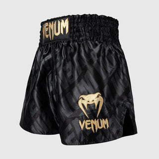 Pantaloncini kick-thai Venum Contender XT Nero-oro-Combat Arena