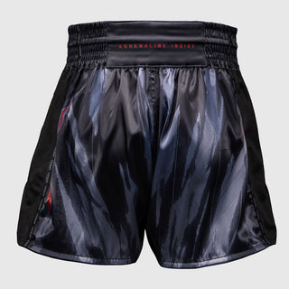 Pantaloncini kick-thai Venum Demon Nero-grigio-Combat Arena