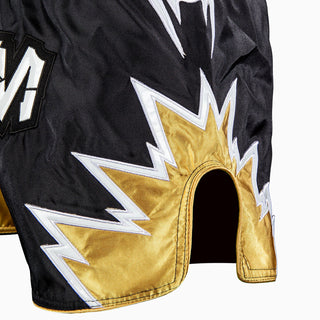Shorts kick-thaï Venum Inferno 2.0 Noir-or-Combat Arena