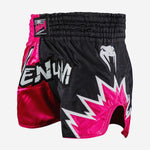 Shorts kick-thaï Venum Inferno 2.0 Rose-noir-Combat Arena