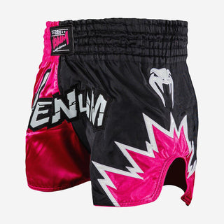 Shorts kick-thaï Venum Inferno 2.0 Rose-noir-Combat Arena