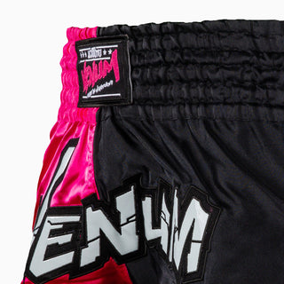 Shorts kick-thaï Venum Inferno 2.0 Rose-noir-Combat Arena