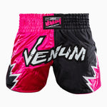 Shorts kick-thaï Venum Inferno 2.0 Rose-noir-Combat Arena