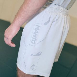Shorts de MMA Manto Shield Blanc 