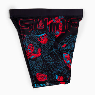 Shorts à compression Half Sumo Black Mamba Neon 