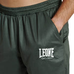 Korte broek training Leone Logo ABX121 Groen 