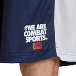 Korte broek training Leone Logo Wacs ABX128 Blauw 
