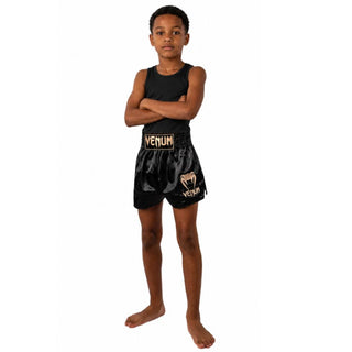 Shorts Enfant kick-thai Venum Classic Noir-or