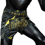 Shorts de kick-thai Fairtex BS1947 Black Marble