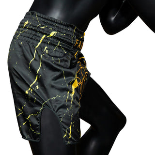 Shorts de kick-thai Fairtex BS1947 Black Marble