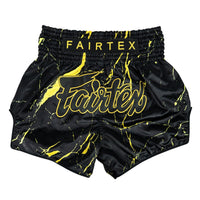Shorts de kick-thai Fairtex BS1947 Black Marble