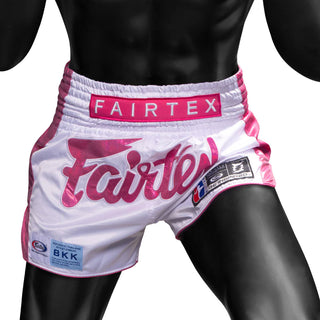 Korte broek kick-thai Fairtex Pink Strike Limited Edition 