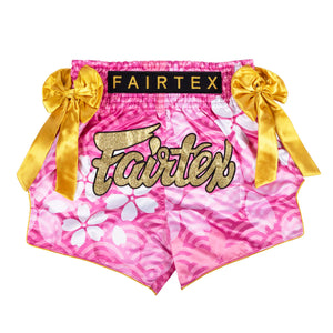 Shorts kick-thaï Fairtex Sakura Édition Limitée 