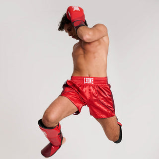 Shorts kick WAKO Leone AB996 Rouge 