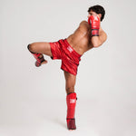 Shorts kick WAKO Leone AB996 Rouge 