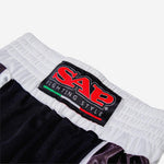 Pantalons SAP WAKO Compétition de kickboxing Noir-Combat Arena