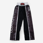 Pantalons SAP WAKO Compétition de kickboxing Noir-Combat Arena