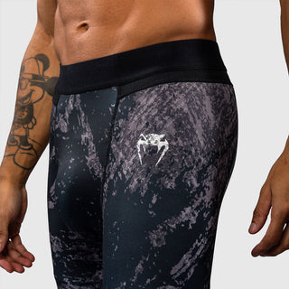 Pantaloni a compressione Venum Rage & Workout Nero-grigio-Combat Arena