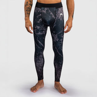 Pantaloni a compressione Venum Rage & Workout Nero-grigio-Combat Arena