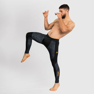 Pantaloni a compressione Venum x Chimaev Wild Borz Nero-Combat Arena