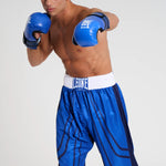 Pantalons Kickboxing WAKO Leone AB992 Bleu 