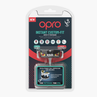 Paradenti Opro Instant Custom-Fit Red Eyes-Combat Arena