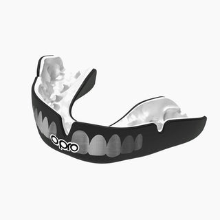 Paradenti Opro Instant Custom-Fit Silver Teeth-Combat Arena