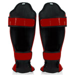 Protège-tibias Fairtex Compétition SP5 avec protège-pieds Rouge
