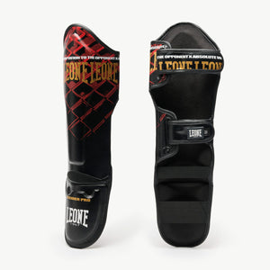 Paratibia Leone MMA Cage PT163 Rosso-Combat Arena