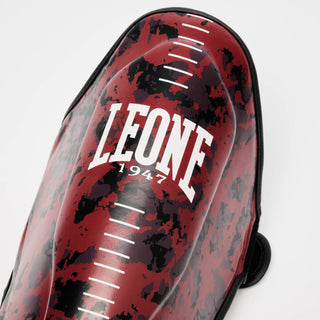 Paratibia Leone Urban Fighter PT118 Rosso-nero camo-Combat Arena