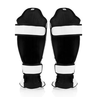 Protège-tibias Fairtex Compétition SP5 avec repose-pieds Blanc 